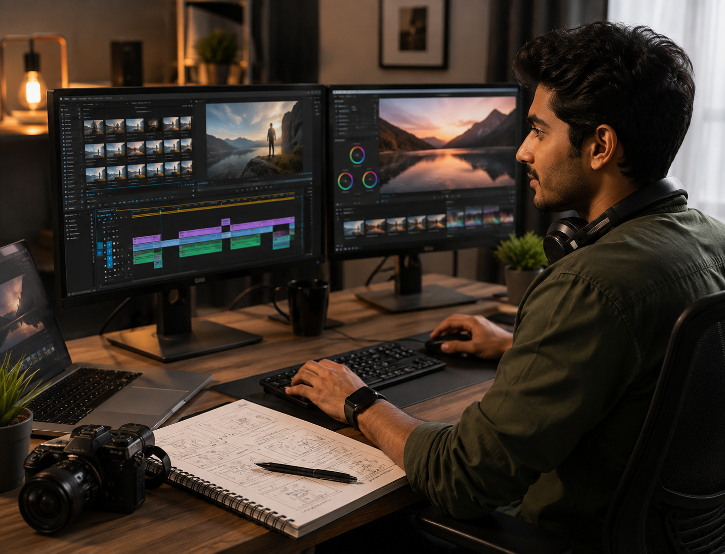 Video Editing in Sirsa practical training at Internet Space Academy