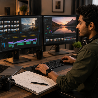 Video Editing in Sirsa practical training at Internet Space Academy