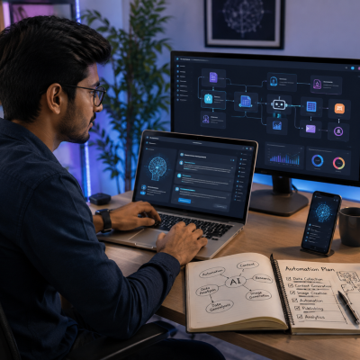 AI Tools & Automation in Sirsa practical training at Internet Space Academy