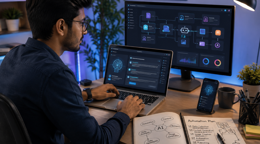 AI Tools & Automation in Sirsa practical training at Internet Space Academy